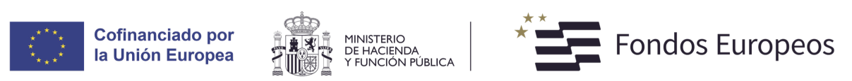 Logos de Unión Europea, Ministerio de Hacienda y Fondos Europeos